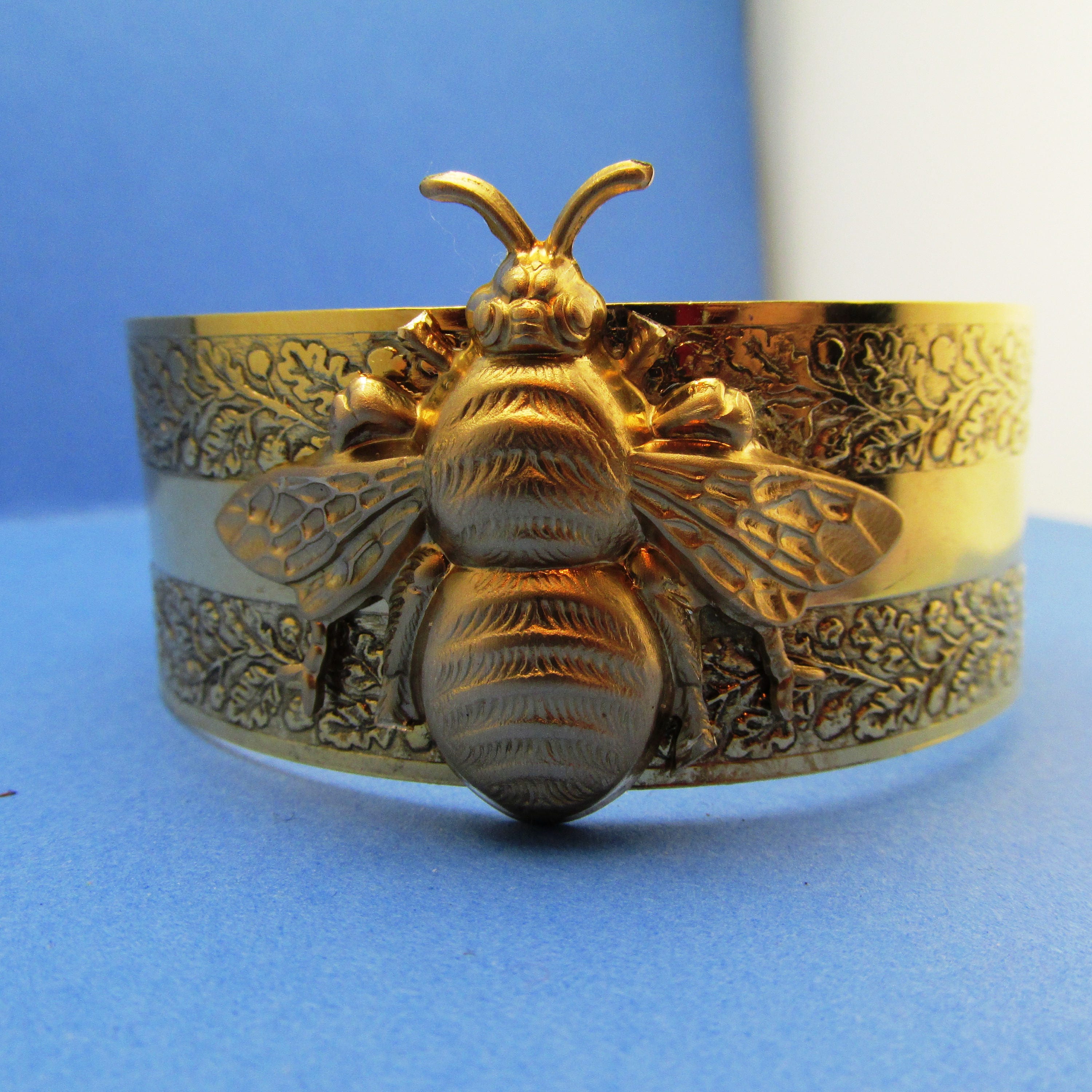 Bee Cuff Bracelet Gold bee jewelry My Elegant Things honey bee