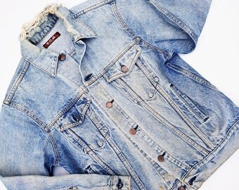 60s-70'S UNKNOWN Vintage denim work jacket, men's size L /evb008403