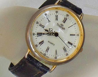 SALE Vintage Triumph Watch. Men's Triumph Watch. Gold Triumph Watch.
