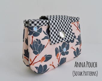 Devon zipper pouch diy pouch patterns pdf pattern instant