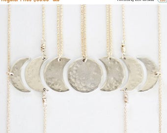 BACK 2 SCHOOL SALE Bridesmaid Gift / Best Friend Necklace / Bridal Party / Moon Jewelry / Girl Squad / Mother Daughter Jewelry / Sister Neck