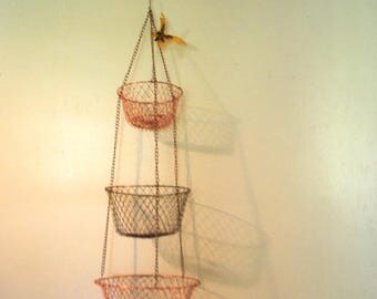 Hanging fruit basket | Etsy