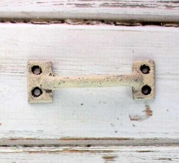 antique white iron dresser knobs and pulls