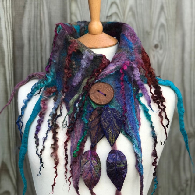 Hand Felted Accessories for Nature Spirits by folkowl on Etsy