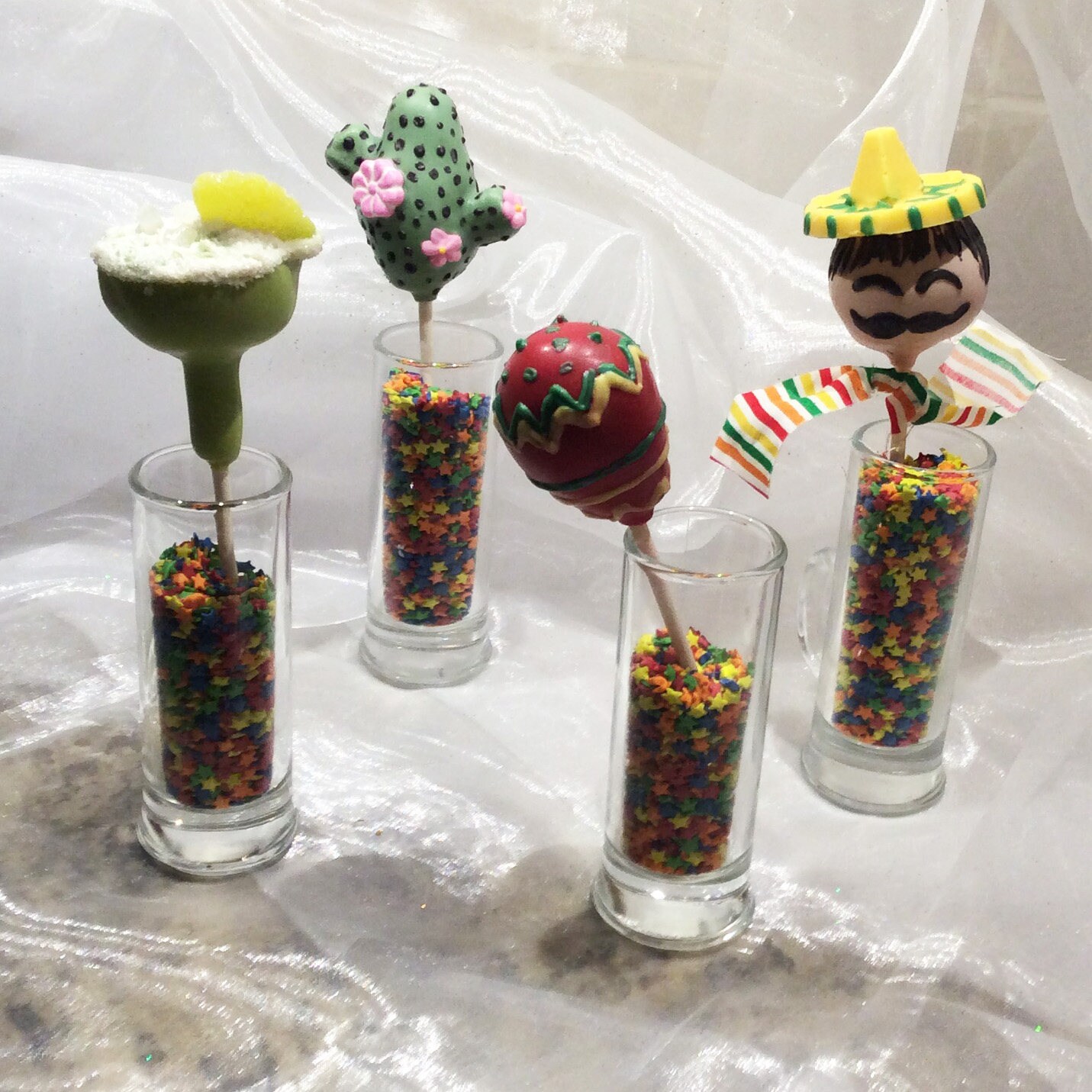 Mexican Themed Party Cake Pops CINCO de MAYO Cake Pops