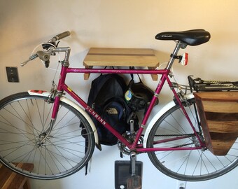 Townie Bike Rack in Myrtle and Walnut