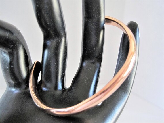 Modernist Copper Cuff - Signed Sausalito Craftworks - Solid Copper Metal - Copper Bracelet