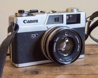 Canon Canonet QL 19, Canon Canonet, QL 19, Canon, Film Camera, 35mm Film, Photography, Film, 1960's, Vintage, Rangefinder, Style, Design,