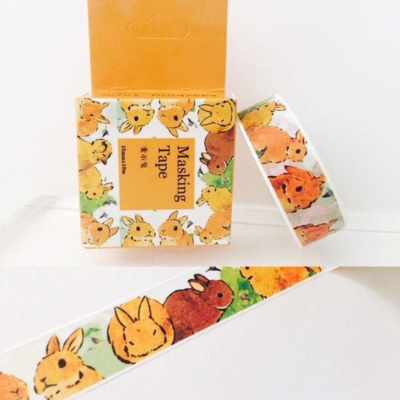 Rabbit Boxed Washi Tape
