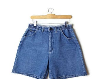 Vintage Lee Light Blue Denim Shorts from 90's/W27-32*