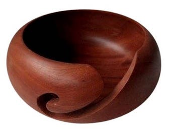Yarn / Knitting Bowl Mahogany