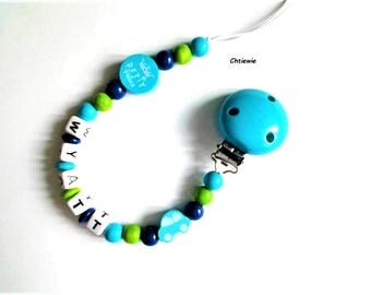 Pacifier chain - pacifier clip - baby girl gift - baby shower gift - beaded pacifier chain - baby accessory - baby boy- dummy chain