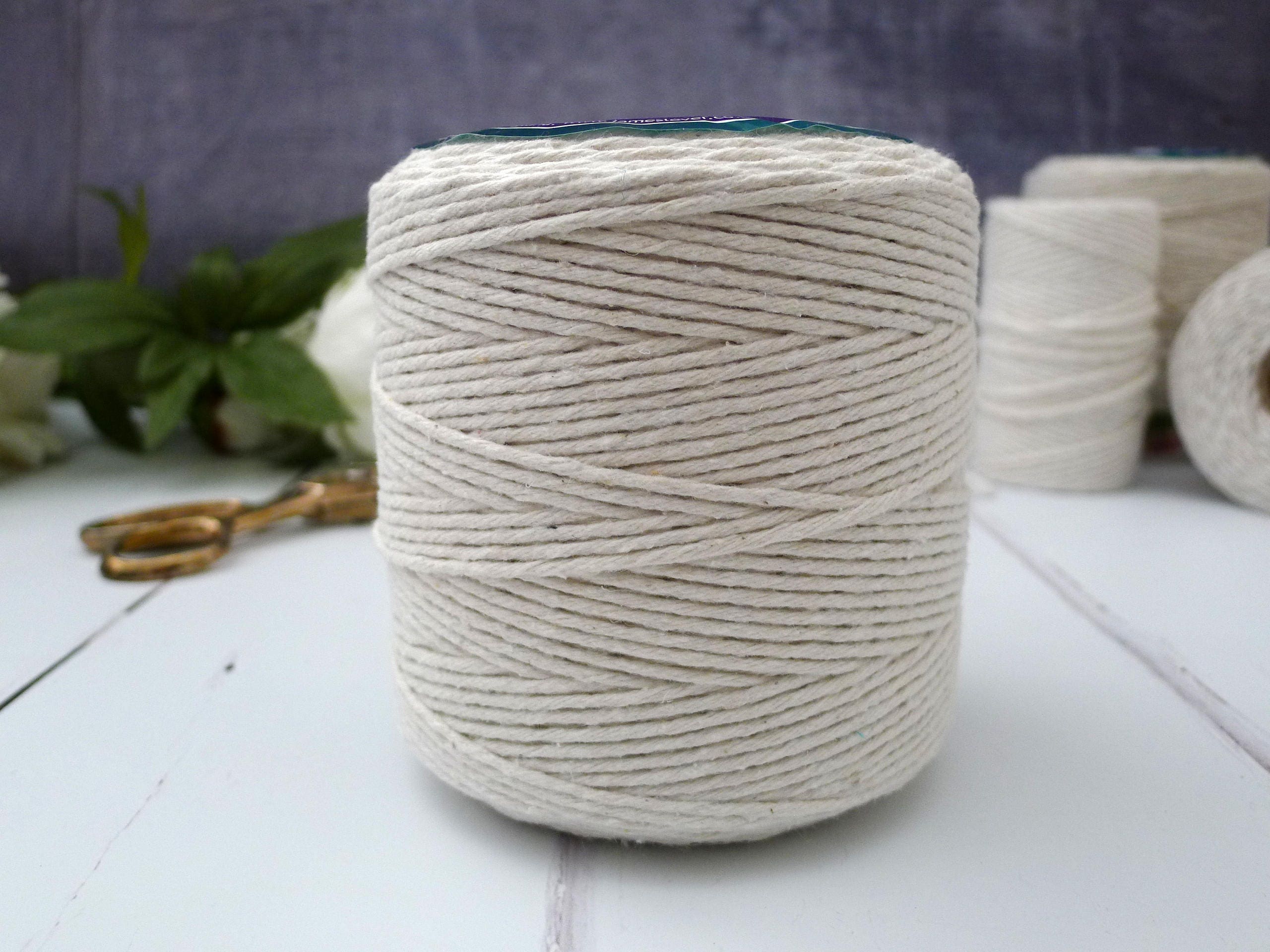Uncategorized Macrame Twine 3mm macrame twine twisted cotton cord natural