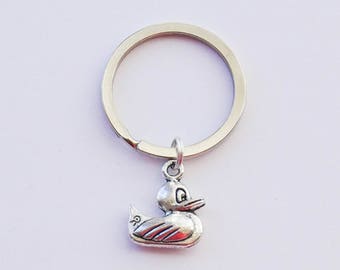 Rubber Duck Keychain, Rubber Duckie Keychain, Novelty Keychain, Duck Keychain, Cute Keychain