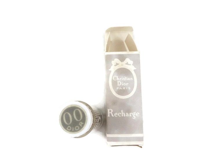 Vintage Christian Dior Lipstick - Rouge Dior, Recharge, No. 00, Made in France, French Cosmetics, French Beauty