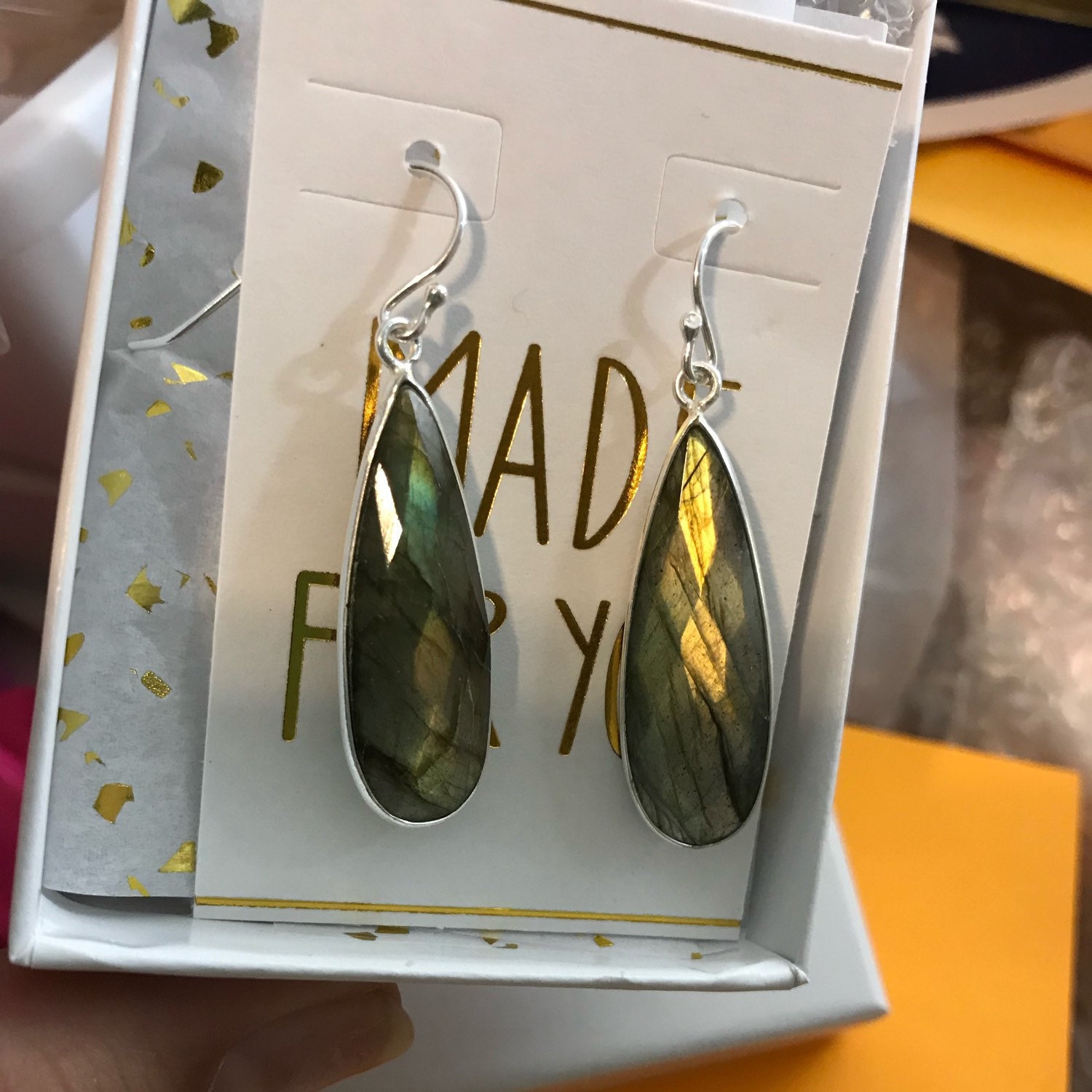 Boho Suncatcher Rear View Mirror Charm Tiny Chandelier