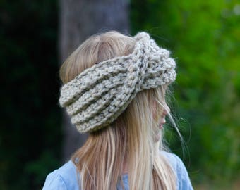 Turban Style Headband Pattern, Crochet Headband Pattern, Crochet Pattern, DIY Headband Pattern, Digital Download, Crochet ear warmer Pattern