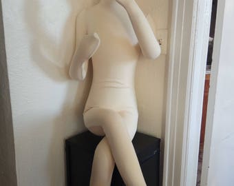 Poseable, foam body, cotton fabric, child mannequin/Doll, unisex, age 6 - 10