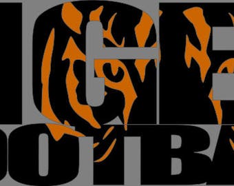 Tiger Football SVG FIle