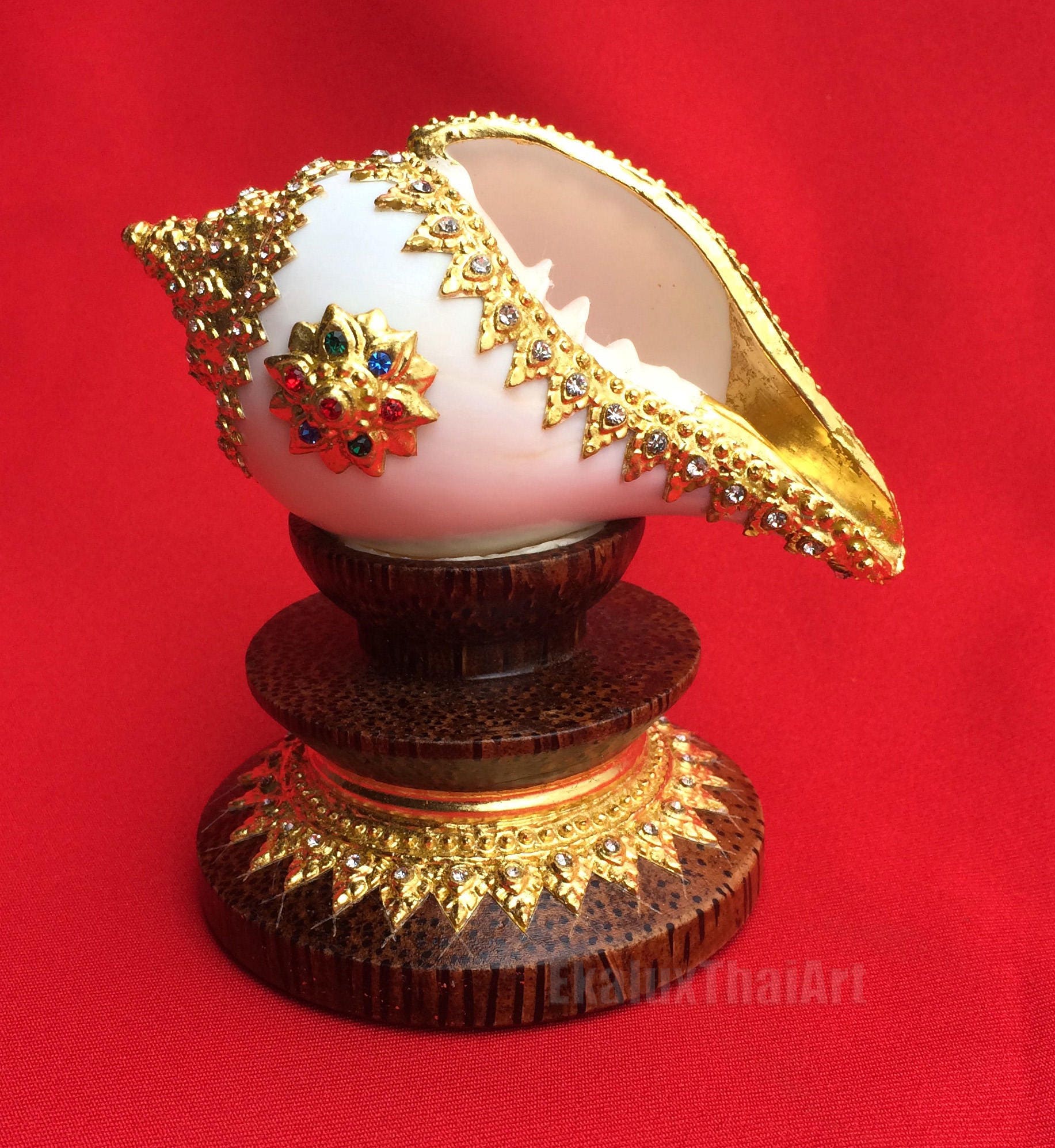 genuine Shankha Shankh Indian chank shell Edampuri Sangu