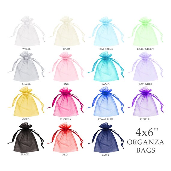 Organza bags 4x6 30 Organza bags Organza gift bags