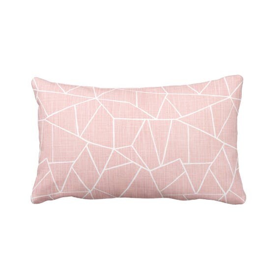11 Sizes Available Blush Pink Pillow Cover Pink Throw Pillow