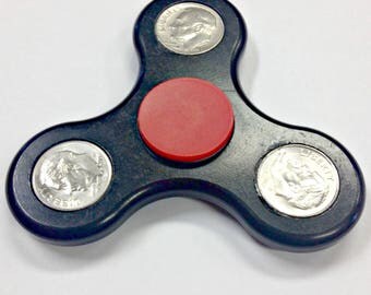 Coin or Dime Spinner Fidget, durable and beautiful aluminum, sensory toy, adhd aid