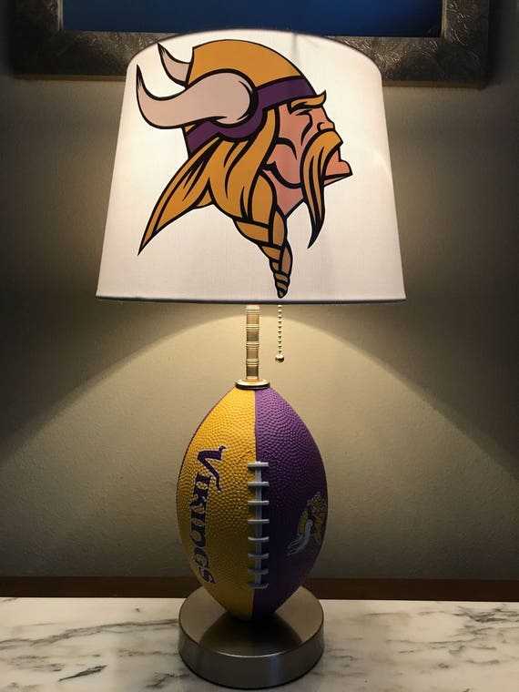 Minnesota Vikings football lamp. Nfl sports team.