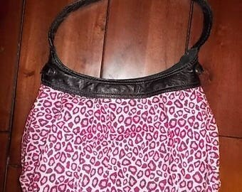 New Thirty-one Purse Skirt for Retired City Purse Pink & White Cheetah Print 31 Gifts BEAUTIFUL Hobo Style