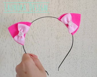 KITTEN EARS headband kitty cat ears kitten play ears kawaii headband pastel goth headband cute girl headband kitten costume halloween ddlg