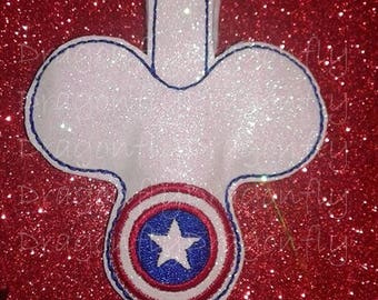Captain A Hero Metal Fidget Spinner Case