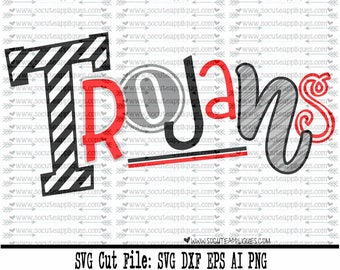 Trojans SVG, Cut file, Cheer svg, School spirit, socuteappliques, SvG Sayings, football svg, football sister svg, football mom svg
