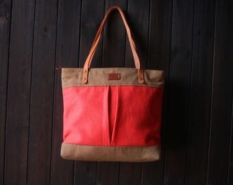 Shopping Canvas tote bags, leather bags, canvas zipper totes, personalized leather canvas hand bags, street tote bags, unisex laptop bags