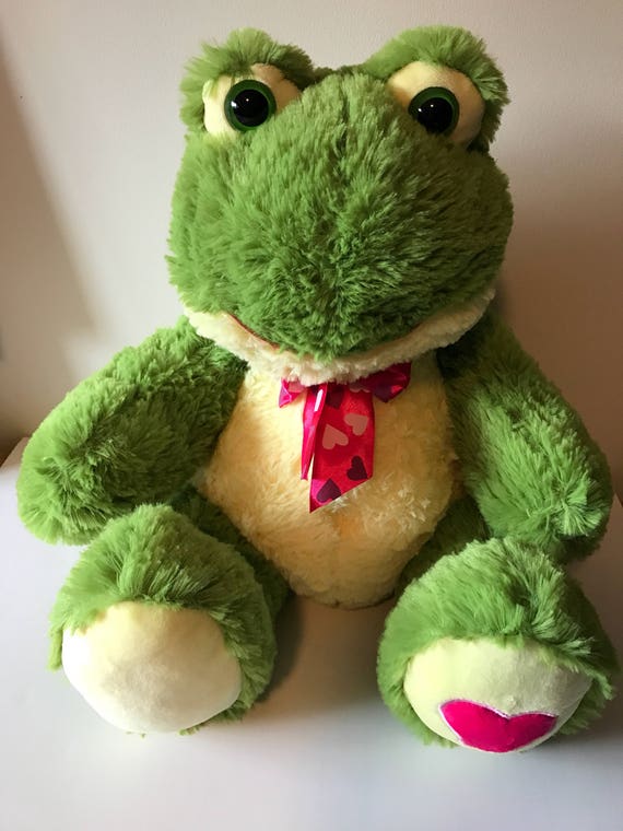 valentine frog stuffed animal