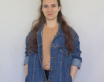 Denim Jacket 1980s Mid Blue