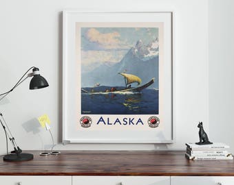 Alaska poster | Etsy
