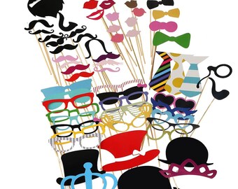 Lot de 60 accessoires photobooth