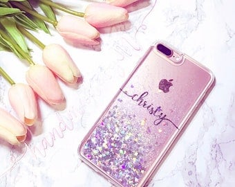 Floating Glitter iPhone 7 case iPhone 7 Plus case iPhone 6S case iPhone 6S Plus case iPhone 6 case iPhone 6 Plus case iPhone case Phone case