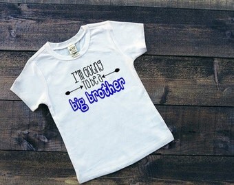Big Brother T-Shirt, Promoted To Big Brother, Big Bro Tee, Pregnancy Announcement, New Baby Tee, Brother Shirt, New Baby Announcement