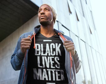 Black Lives Matter Shirt,Unisex BLM T-shirt Unisex Activist Movement Clothing, Black Lives Matter Tshirt 100% Cotton