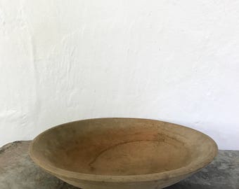 Dough Bowl, vintage, wood bowl, handcarved, round wood bowl, minimalist, farmhouse decor