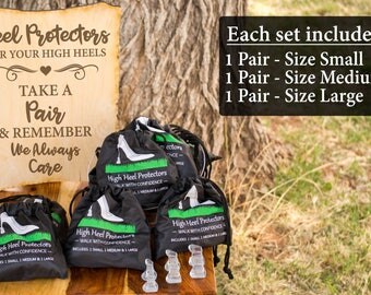 Outdoor Wedding High Heel Stoppers, Heel Protectors, Stilettos Outside Wedding Event, Prevent Sinking, Protect Shoes, Heel Tips Stabilizer