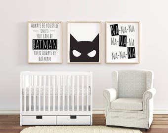 Batman room decor | Etsy