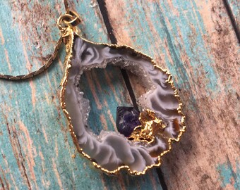 Vintage Amethysts Native American Necklace