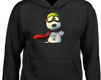 Spreadshirt Peanuts Snoopy Pilot Hoodie Unisex - Offizielles Merchandise