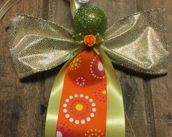 Ribbon Angel, Christmas Ornament, Tree Ornament, Angel Christmas Ornament, Angel