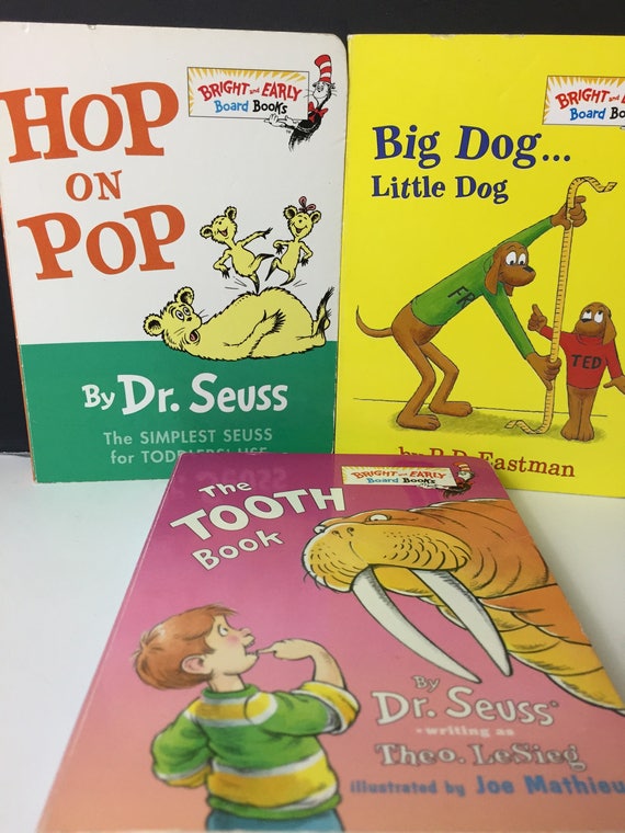 Dr. Seuss Bright and Early Board Book Set of 3 Bundle Kids