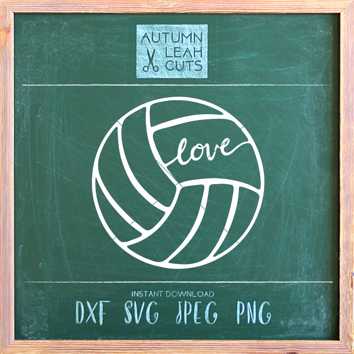 Download Love Volleyball Svg SVG PNG Jpeg DXF cut file for
