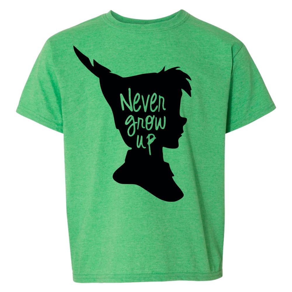 disney never grow up shirt