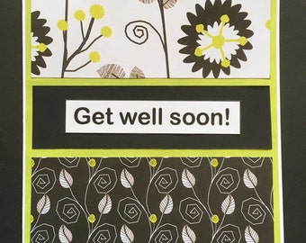 Schnauzer Get Well Greeting Card